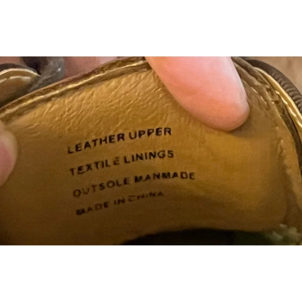Florsheim Mens Cognac Leather Cap Toe Derby Dress Shoes Brown- Size 11